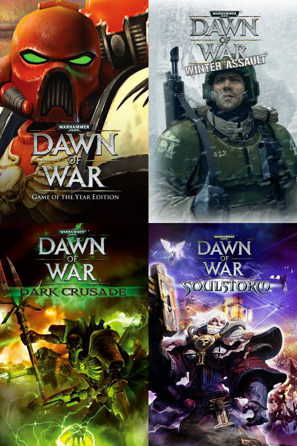 Warhammer 40,000: Dawn of War + Winter Assault + Dark Crusade + Soulstorm / ISO