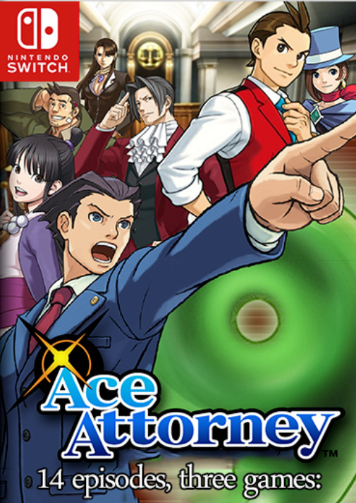 [Switch] Phoenix Wright Ace Attorney Trilogy, Justice for All, Trials and Tribulations